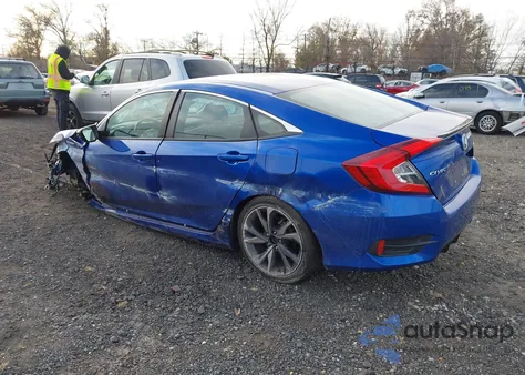 2020 Honda Civic Sport из США, поврежденный, VIN 2HGFC2F86LH555840